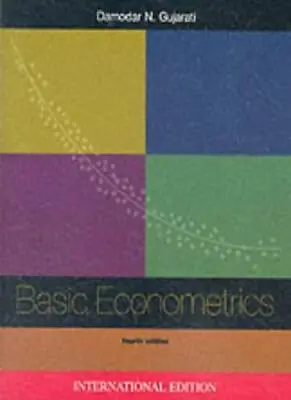 £3.50 • Buy Basic Econometrics By Gujarati