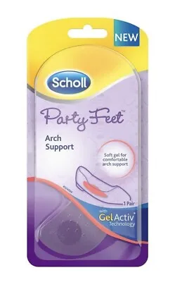 £4.99 • Buy Scholl - Party Feet Arch Support - Gel Activ Technology - 1 Pair - NEW