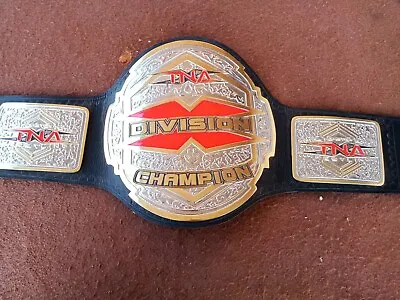 TNA X Division Wrestling Championship Belt Replica Belt Adult Size 4mm Zinc • $220
