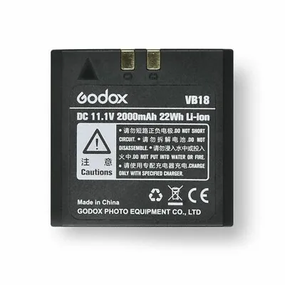 $32.98 • Buy Genuine Godox VB18 VB-18 Li-ion Battery For Godox V850 V860