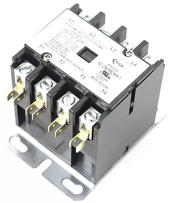 Yc-cn-pbc404-1 Definite Purpose Contactor 40amp 4pole 24v Coil 40 Fla 50 Res • $49.99