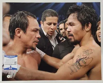 Manny Pacquiao Signed 16x20 Photo Pacman Boxing Autograph (E) ~ Beckett BAS COA • $149.99