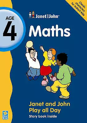 Janet And John: Maths Age 4 (Janet & Joh Highly Rated EBay Seller Great Prices • £5.98