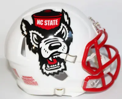 2021 NC State Wolfpack Custom Riddell Mini Helmet Vs Clemson • $65