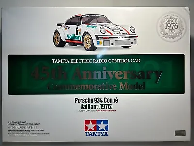 Vintage Tamiya 45th Anniversary PORSCHE 934 Coupe Vaillant (1976) TA02SW 47477 • $599.99