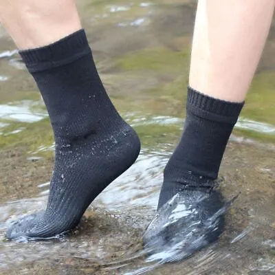 Waterproof Socks Breathable Outdoor Sports Hiking Wading Camping Skiing Sock • £11.88