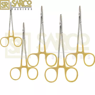 T/C Mayo Hegar Needle Holder With Tungsten Carbide German Grade Surgical Dental • $9.80