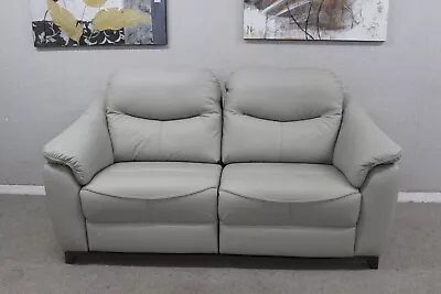 G Plan Jackson Cambridge Cloud Leather Power Reclining 3 Seater Sofa RRP £3414 • £1595