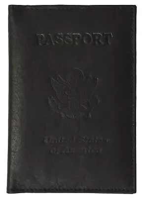 New USA Leather Passport Cover Wallet Pass Port Case Card ATM ID Holder • $9.99