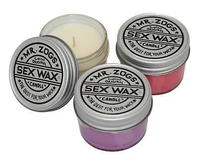 Mr Zogs Sex Wax  Scented Candle 4oz In Coconut Strawberry Or Grape • £14.99