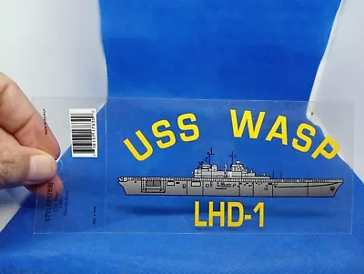 Military Decal Sticker USS WASP LHD-1 • $2.99