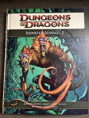 D&d Supplement Ser.: Monster Manual 2 Pt. 2 By Rob Heinsoo Wizards RPG Team And • $22.70