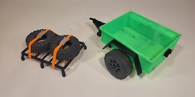 Tire Carrier Utility Trailer 1/24 Scale Compatible With Axial SCX24 RC Trucks • $60