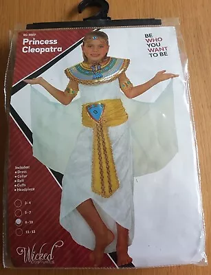 Wicked Costumes Princess Cleopatra History Day Dressing Up - Size 8-10yrs • £6