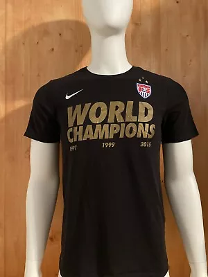 NIKE US SOCCER WORLD CHAMPS Graphic Print Mens T-Shirt Tee Shirt M MD Medium • $11.77