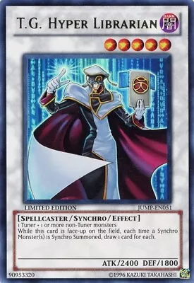 Yugioh T.g. Hyper Librarian Ultra Rare Jump Promo Near Mint Jump-en051 • $23.61