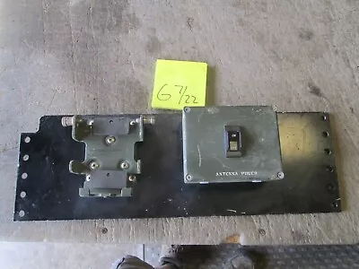 Used Metal Panel W/DAGR Mount & Antenna Switch Box For Military Vehicle Radio • $39