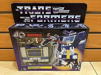 Soundwave W/ Laserbeak & Ravage Transformers 40th Anniversary 2024 New Sealed • $74.99