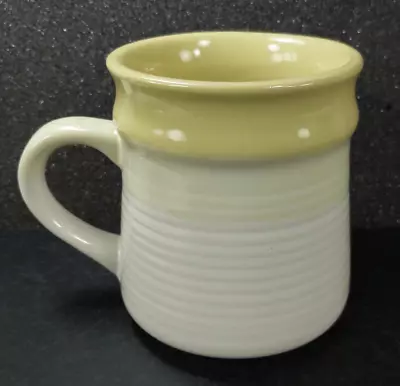 Vintage Ribbed Olive Striped Coffee Mug 12 Oz • $8.49