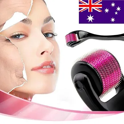 $15.05 • Buy Derma Roller Titanium Microneedle 0.5mm For Hair Growth Beard Stretch Wrinkles