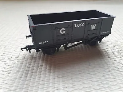 Hornby Oo Scale Open Mineral Wagon Repainted As G W Loco Wagon Bachmann Coupling • £4.75