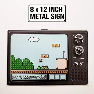 Super Mario Bros 3 Metal Wall Sign 8x12 Inch Custom Retro Video Game Sign Poster • $9.95