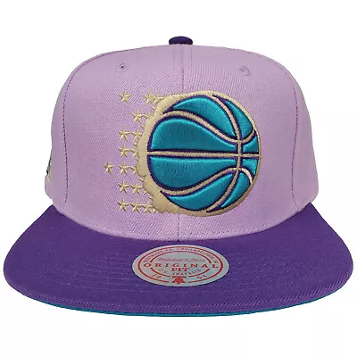 Mitchell & Ness Orlando Magic NBA Snapback Hat 3D Logo Purple Tan Teal Cap NWT • $31.99