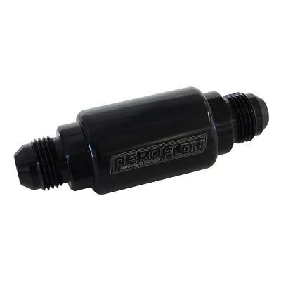 Aeroflow AF66-2053BLK Filter 40 Micron Black -8an 1.25 X3  • $40.77