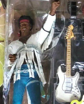 McFarlane Toys JIMI HENDRIX Woodstock Concert Super Stage Action Figure • $75.42