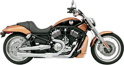Bassani Chrome Road Rage 2-1 Exhaust 02-05 Harley Davidson Vrod VRSCA VRSCB • $894.95