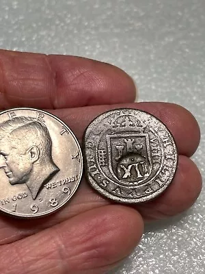 1604 8 Maravedi Re-punched To A 12 Maravedis Coin REAL Spain Billon Silver #7-R • £10.05