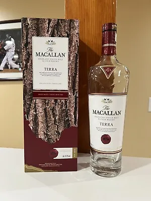 Macallan Terra Empty Bottle Limited Whiskey Bottle Rare With Box No Alcohol! • $44.99