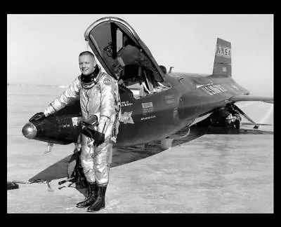 Neil Armstrong X-15 Rocket Plane PHOTO Apollo 11 Astronaut FIRST ON MOON • $5.68