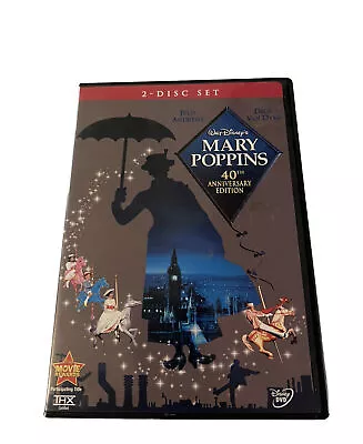 Mary Poppins 40th Anniversary 2 Disc Set DVD • $5.85