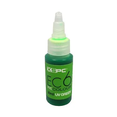 XSPC EC6 RECOLOUR 30ml Water / System / Coolant Dye - UV Green • £8.99
