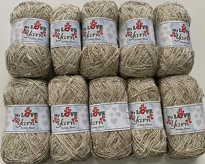 £17.99 • Buy My Love Wool Kinds Fancy Yarn  Knitting Crochet 10x 100g Balls