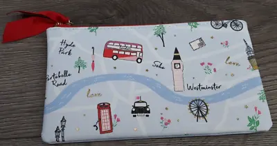 Accessorize London Themed Pencil Case / Cosmetic Bag BNWOT • £6.99