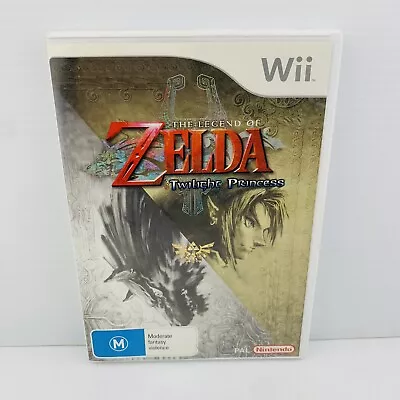 The Legend Of Zelda: Twilight Princess Complete W/ Manual Nintendo Wii Game PAL • $24.95