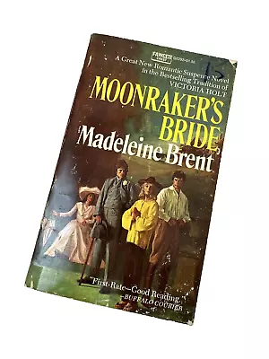 Moonraker's Bride Madeleine Brent November 1974 Vtg Pb Romantic Suspense Fawcett • $18