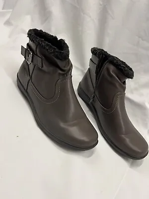 Cotton Traders Boots Size Uk 5 In Brown Leather  • £14