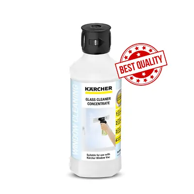 Karcher Window Cleaning Concentrate 500ml Concentrate Dilutes To 4l Liquid • £9.49