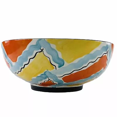 Allertons Pottery Bowl Sample Design Hand Painted Circa 1930s • £35