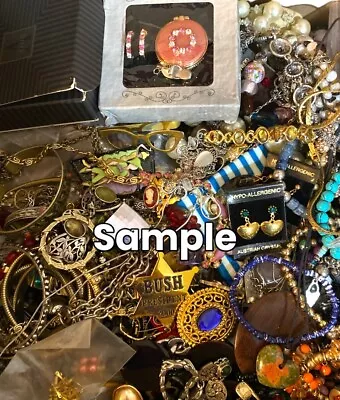 3 Pound Vintage To Modern COSTUME JEWELRY Lot All Wearabe No Junk  • $45