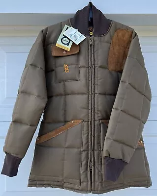 Vtg NOS Bob Allen Nylon/Leather Quilted Shooting Hunting Jacket Men's M-LH USA • $129.99