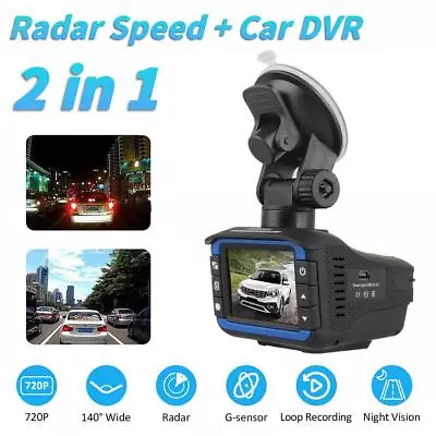 Anti Radar Laser Speed Detector Car DVR 1080P Recorder Video Dash Camera Night . • $35.64