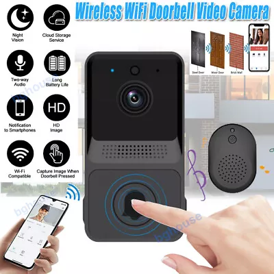 Smart Wireless WiFi Doorbell Camera Phone Door Ring Video Intercom Security Bell • $16.92