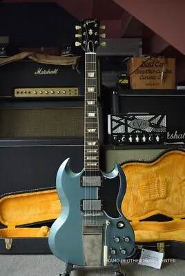 Gibson CS MURPHYLAB 1964 SG Standard  Maestro Vibrola Antique Pelham Blue • $12739.10