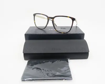 Prada VPR 07U 2AU-1O1 55mm Dark Brown Tortoise/Gold New Men's Eyeglasses. • $129