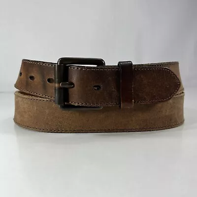 Levi's Brown Genuine Leather Work Belt - Men's Size 42 • $14.40