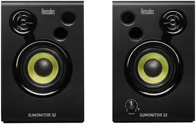 Hercules DJ Monitor 32 Studio Monitor Speaker Pair DJ • £99